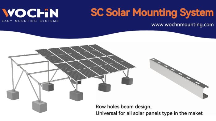 Why more and more customers choose WOCNH C-shaped steel ground solar mount system?