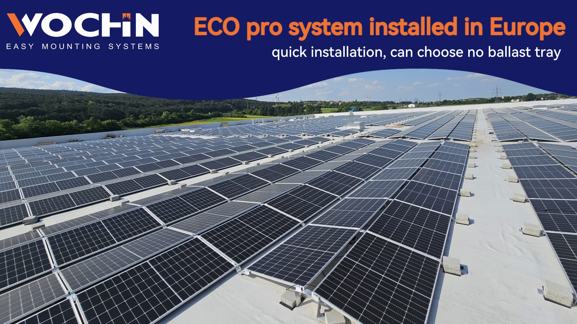 WOCHN New ECO PRO Ballast Product – An Solar Mounting Solution for Enhanced Stability and Efficiency WOCHN New ECO PRO Ballast Product – An Solar Mounting Solution for Enhanced Stability and Efficiency