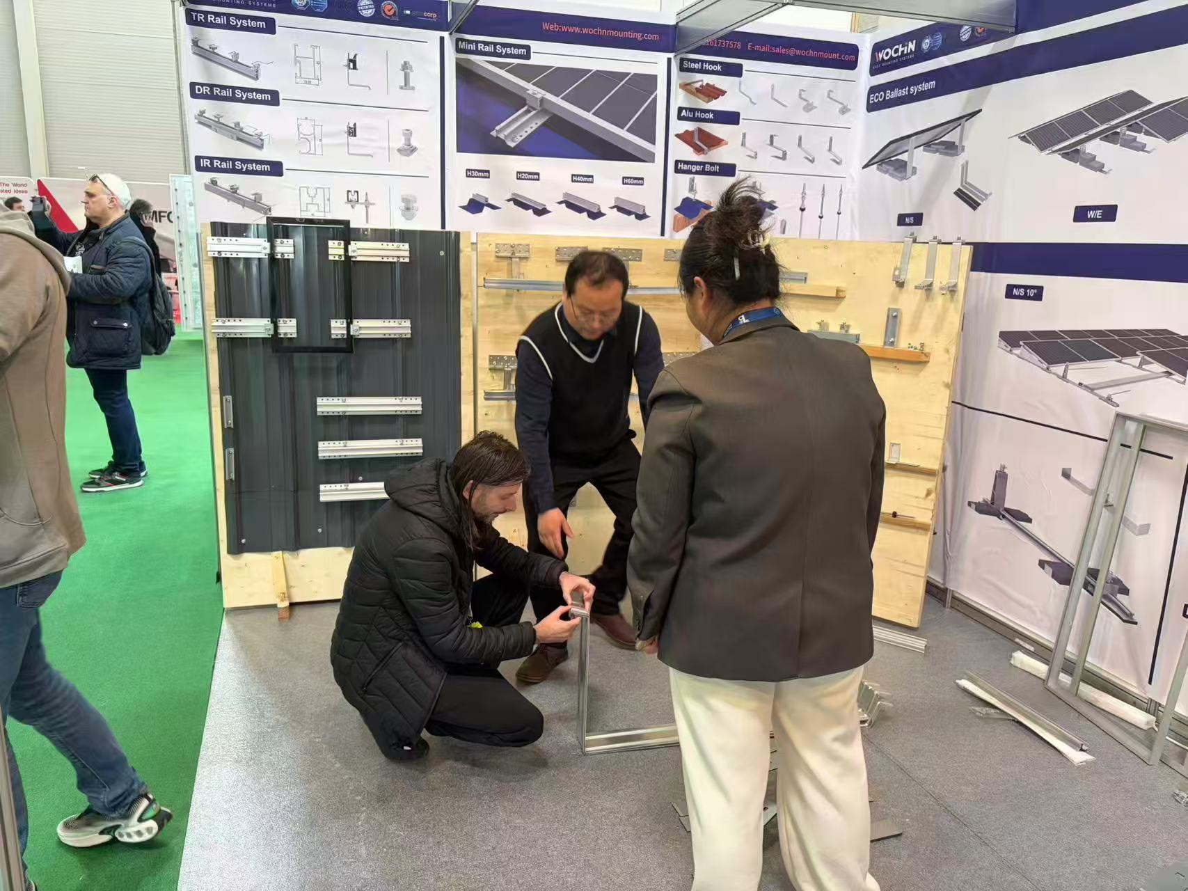 WOCHN Showcases Solar Mount System at GREEN ENERGY EXPO