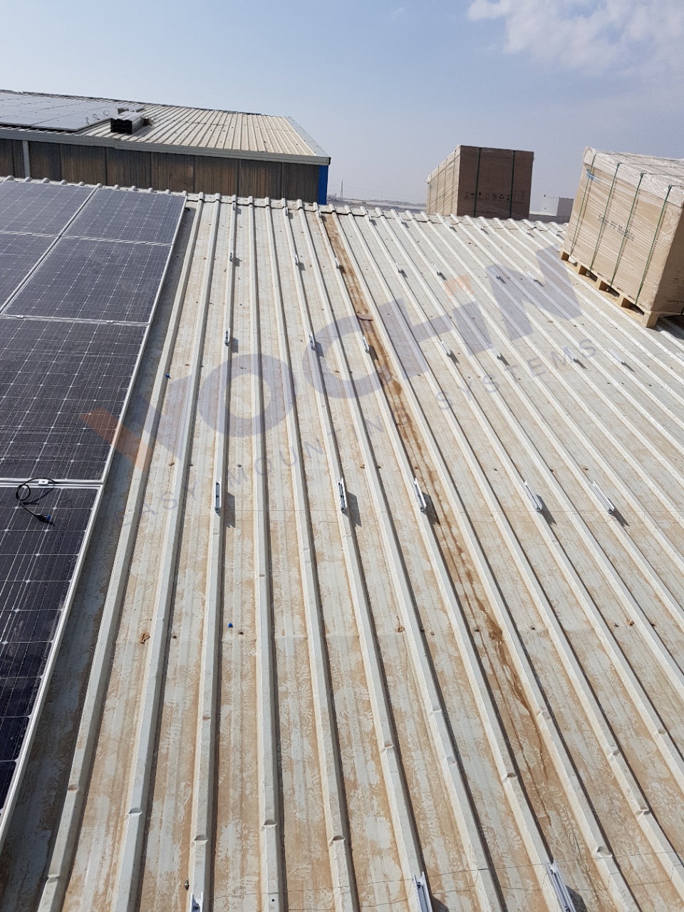 Ideal Solar Mounting Solution for Industrial Metal Roof Projects