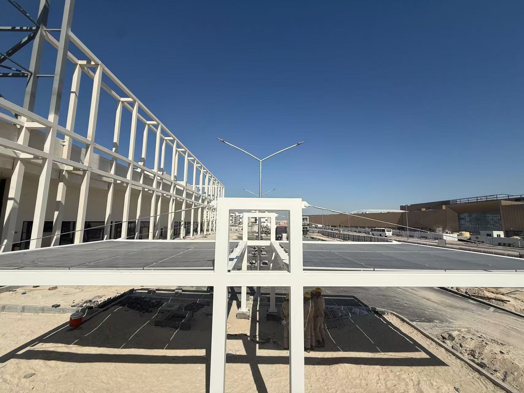 3.8MWp Solar Carport Project in the Middle East – Engineering Support in Progress