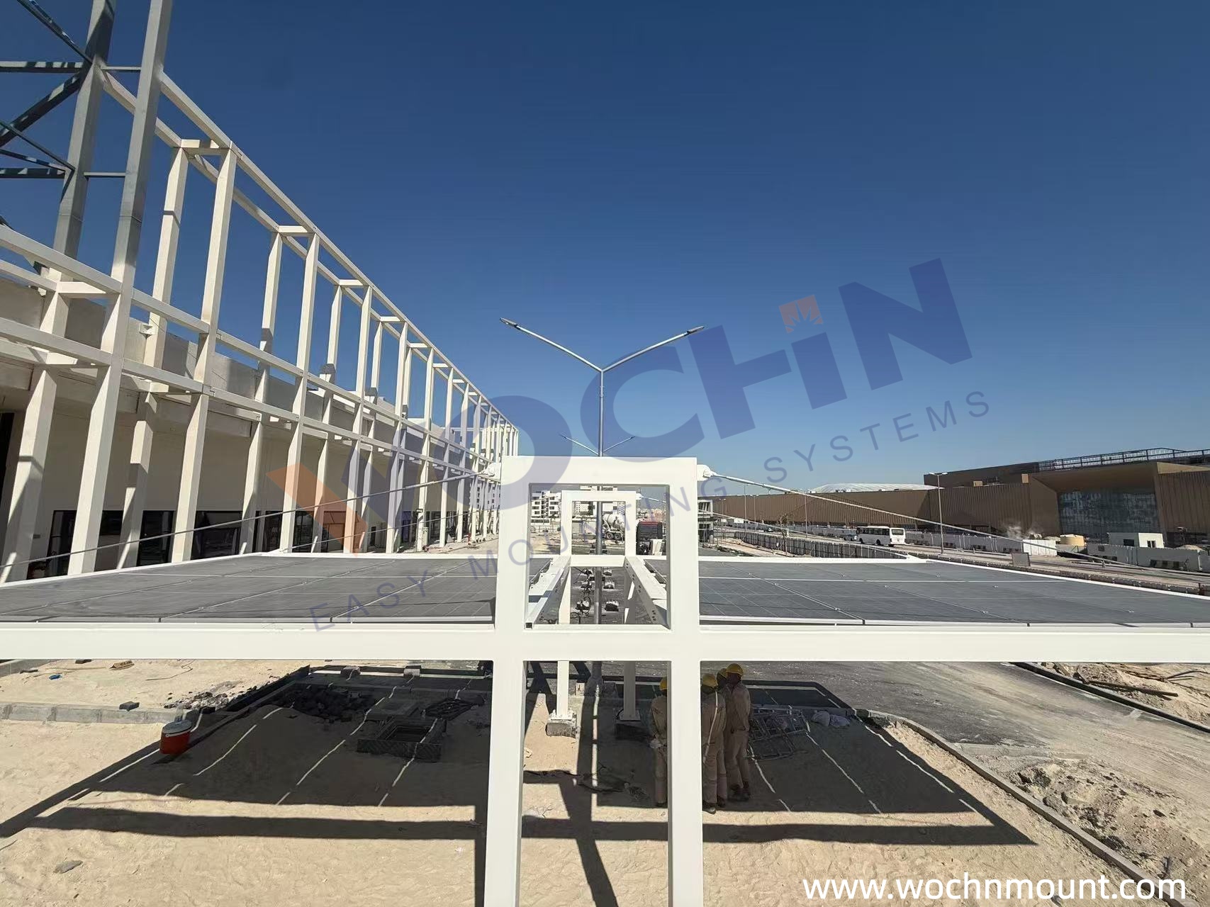 3.8MWp Solar Carport Project in the Middle East
