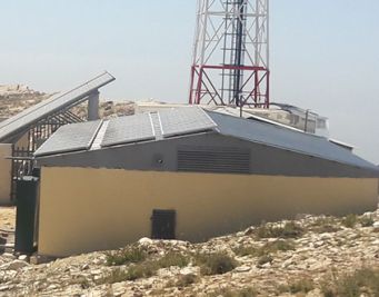 L feet Solar mounting system with15 Kwp capacity installed in Lebanon