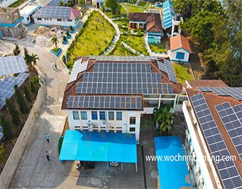 165KW Tile Roof Solar System in Kenya - 1# Tile Roof Hook used