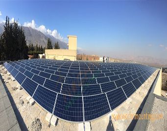 1.5MW Solar plant installed In flat concrete roofs in Lebanon- Ballast Mount System used
