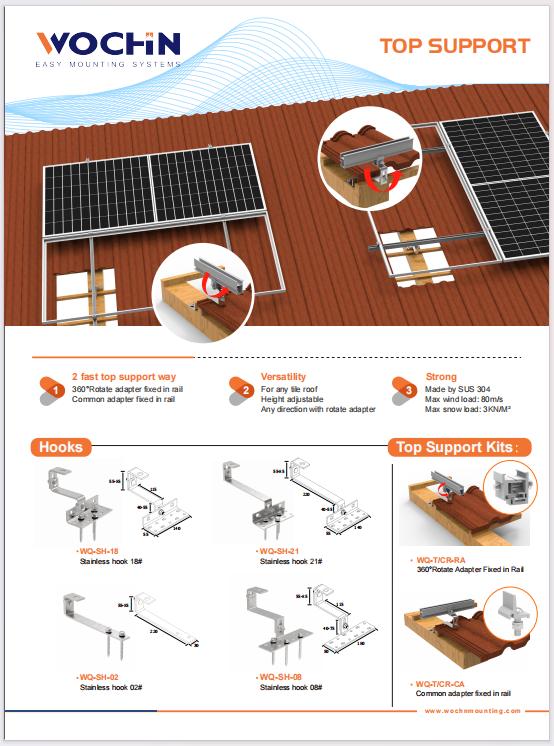WOCHN Tile Roof Hook 18#  Brochure