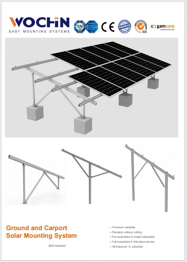 WOCHN Ground Solar Mount System Catalogue 2022V2