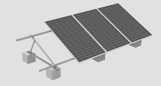 PAT Triangular Solar Mounting System