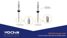 WOCHN Hanger Bolt Solar Mounting