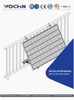 WOCHN Balcony Solar Bracket System Installation Manual