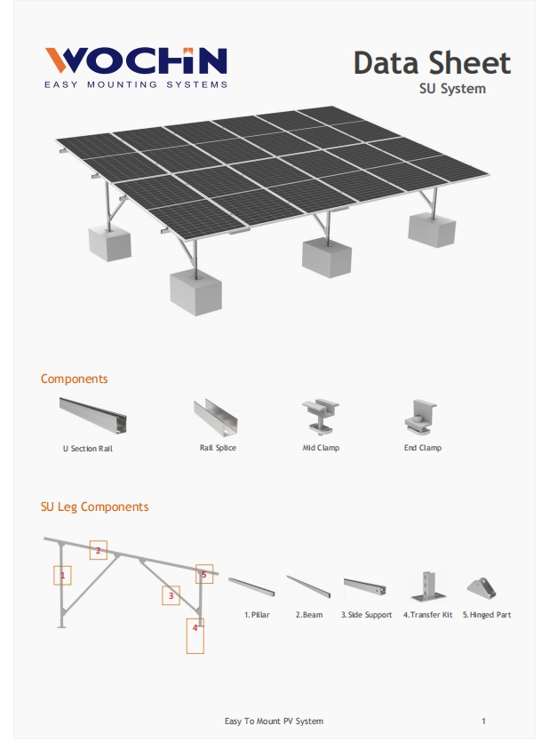 SU Ground Mount System Data Sheet