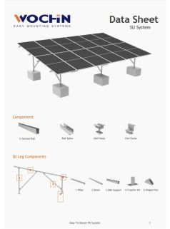 SU Ground Mount System Data Sheet