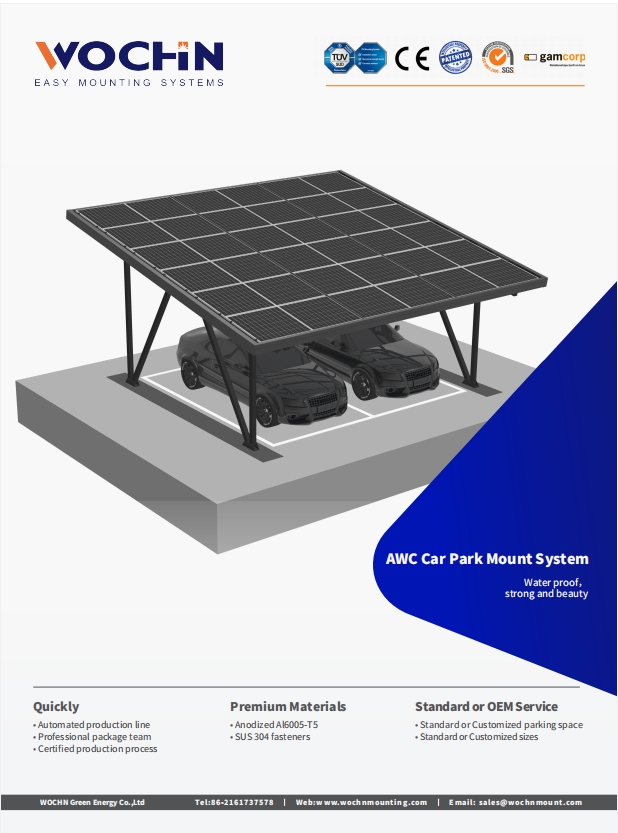 WOCHN Aluminium Carport Mounting System Brochure
