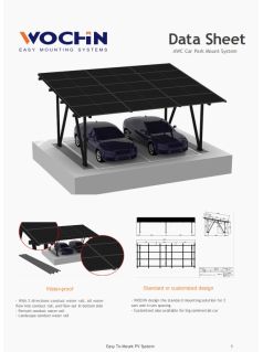 WOCHN AWC Car Park Mount  Data Sheet