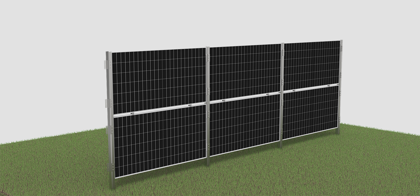 Vertical Soalr Fence System