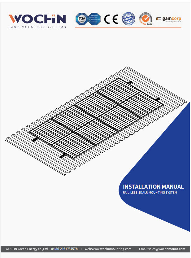 WOCHN Rail-less Attachments Installtion Manual