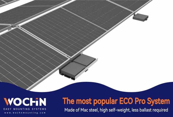 WOCHN New ECO PRO Ballast Product – An Solar Mounting Solution for Enhanced Stability and Efficiency