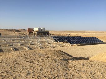 The 300KW Ground Solar Mount System installed in Africa