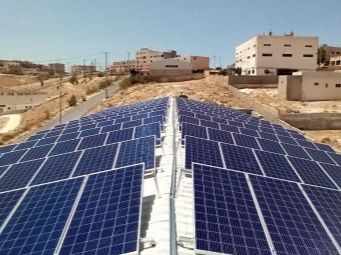 Solar plant installed In mental sheet roofs in Jordan- PAT Mount System used