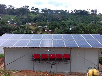 SC Solar Mounting System Installed in Africa
