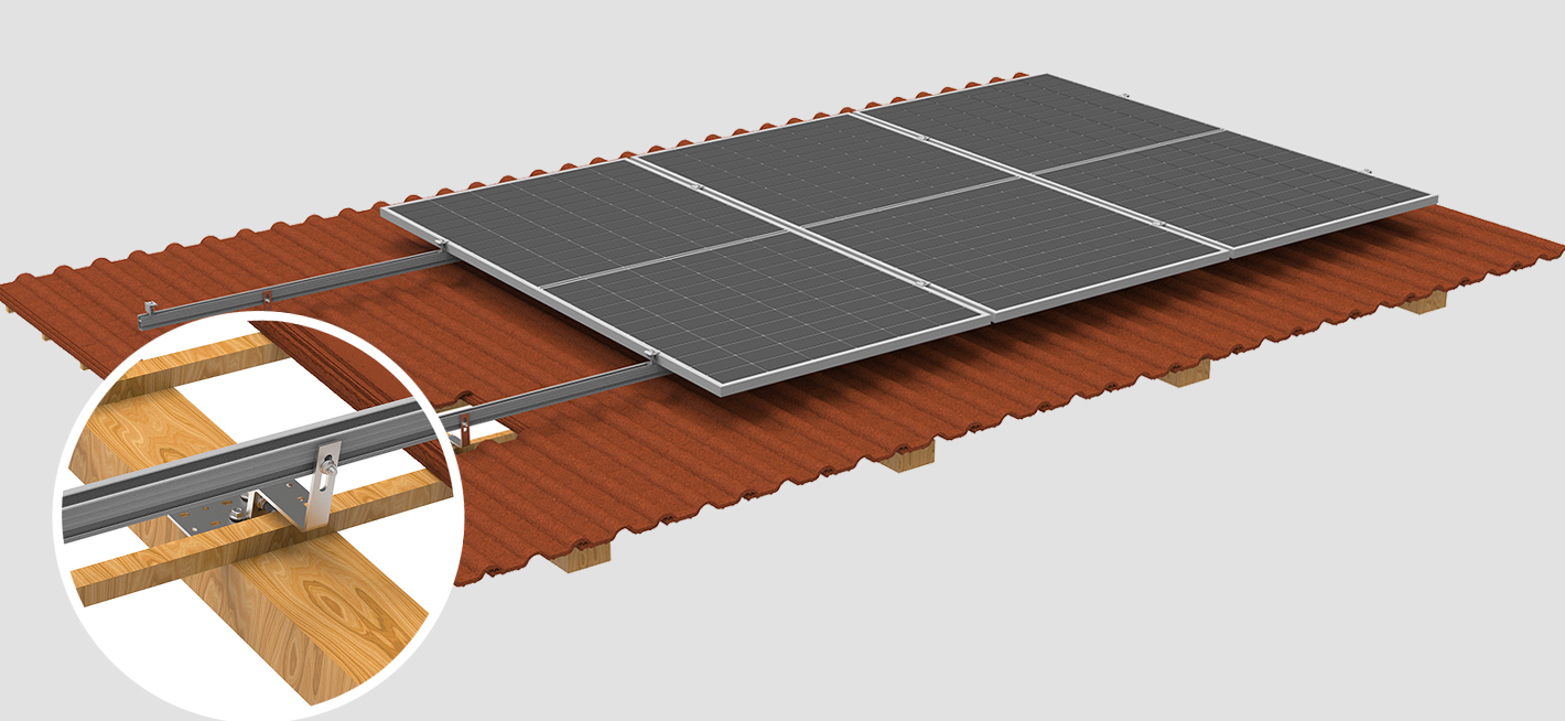 Tile Roof Hook 4# Solar Mounting