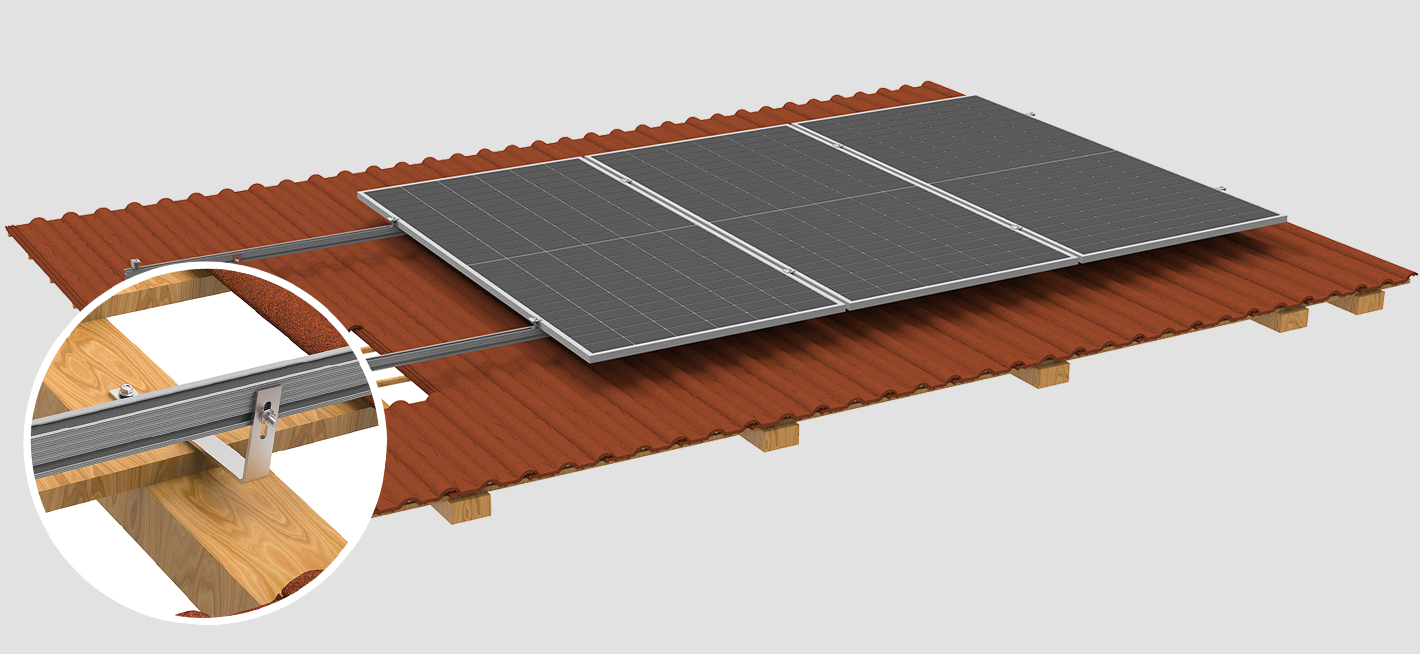 Tile Roof Hook 5# Solar Mounting