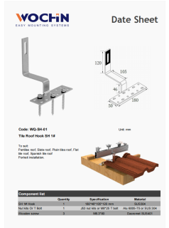 WOCHN Steel Hook 1#Data Sheet