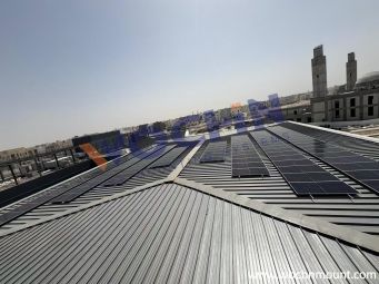 74.4 kW Solar Project Installed on Metal Roof in Kuwait